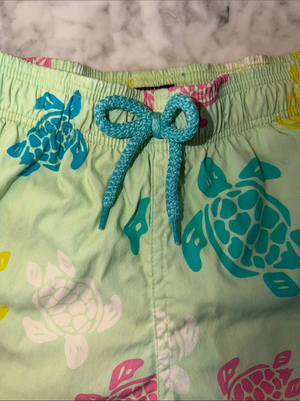VILEBREQUIN Boys Sea Turtle Print Swim Shorts 8Y